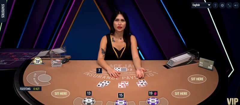table blackjack luckystreak